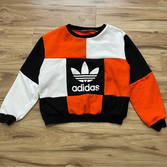 adidas Tops - Reworked Upcycle Adidas Sweatshirt Size Medium